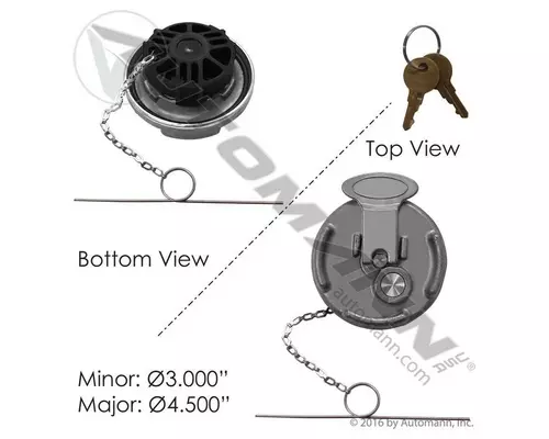 Fuel Cap AUTOMANN ALL LKQ Western Truck Parts