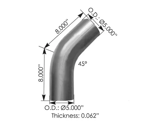 Exhaust Pipe AUTOMANN ELBOW Hagerman Inc.