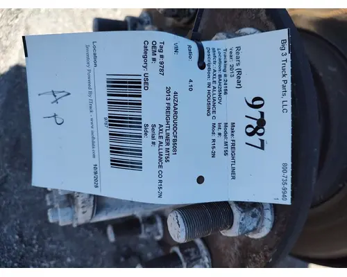 Rears (Rear) AXLE ALLIANCE CO R15-2N Big 3 Truck Parts, LLC