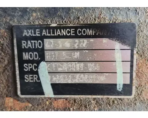Axle Alliance Other Axle Assembly, Rear