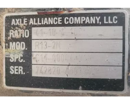 Axle Alliance R13-2N Rears (Rear)