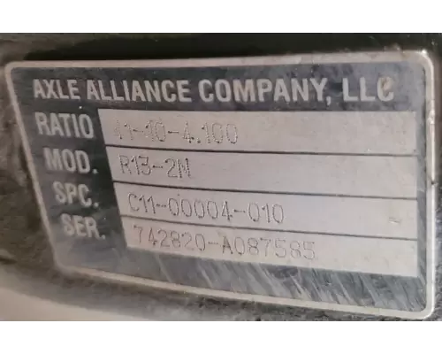 Axle Alliance R13-2N Rears (Rear)