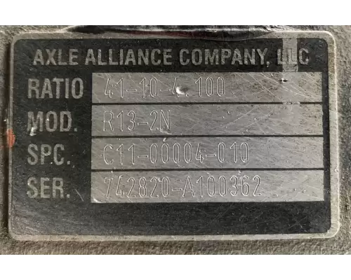 Axle Alliance R13-2N Rears (Rear)