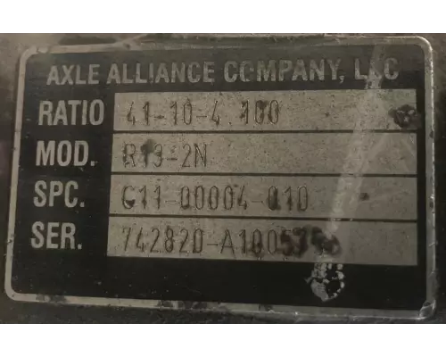 Axle Alliance R13-2N Rears (Rear)