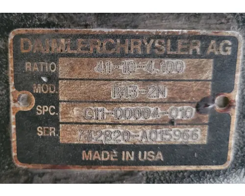 Rears (Rear) AXLE ALLIANCE R13-2N Geco - Dinuba