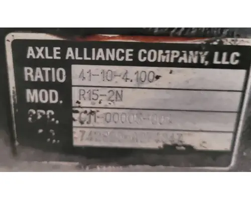 Axle Alliance R15-2N Rear Rears (Tandem Rear or Single)