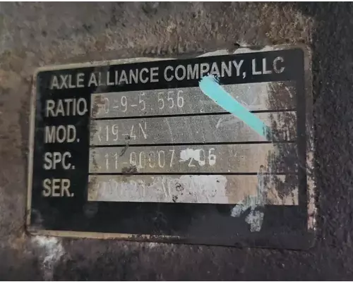 Axle Alliance R19-4N Axle Assembly, Rear