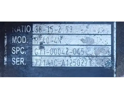 Axle Alliance RT40-4NR Rear Rears (Tandem Rear or Single)