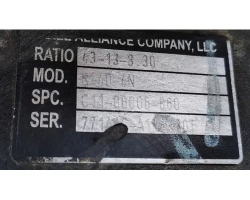 Axle Alliance RT40-4NR Rear Rears (Tandem Rear or Single)