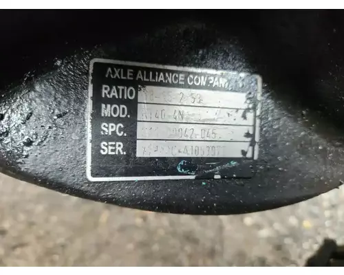 Axle Alliance RT40-4N Axle Assembly, Rear