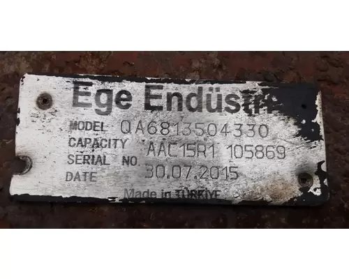 Axle Alliance RT40-4N Cutoff Tandem Axle