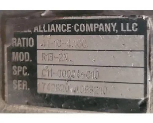 Rears (Rear) AXLE ALLIANCE RS13-2N Geco - Dinuba