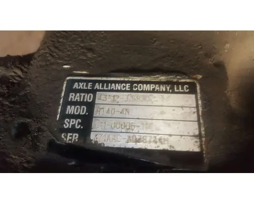 Rears (Front) Axle Alliance RT40-4N Caseyâs Truck Salvage World
