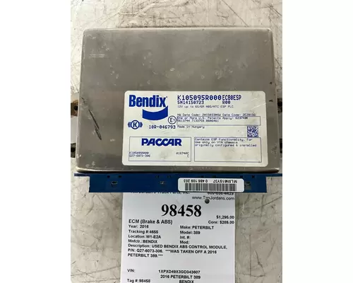 BENDIX 389 ECM (Brake & ABS)