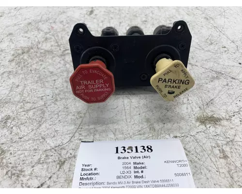 BENDIX 5008811 Brake Valve (Air)