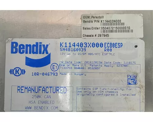 BENDIX 579 ECM (Brake & ABS)