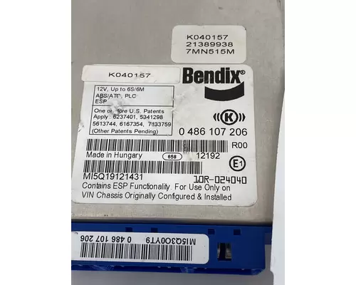 BENDIX CHU Anti Lock Brake Parts