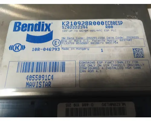BENDIX EC80 BRAKE CONTROL MODULE (ABS)