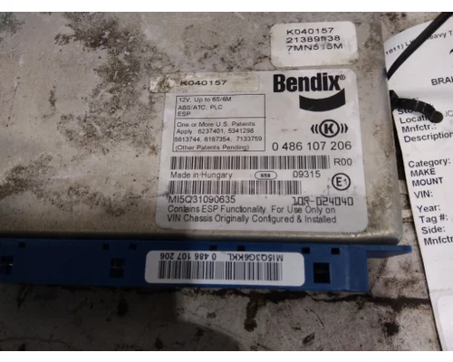 BENDIX EC80 BRAKE CONTROL MODULE (ABS)