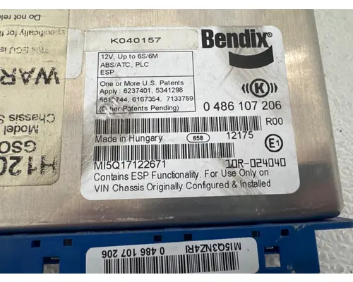 BENDIX K040157 ECM (Brake & ABS)