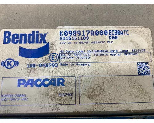 BENDIX K098917R000 ECM (Brake & ABS)