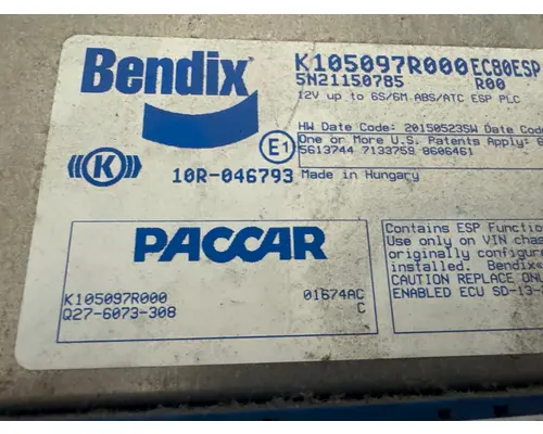 BENDIX K105097R000 ECM (Brake & ABS)