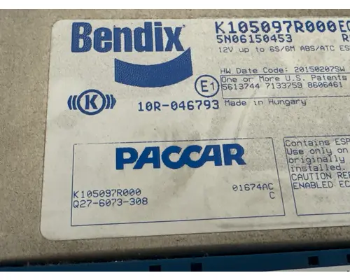 BENDIX K105097R000 ECM (Brake & ABS)