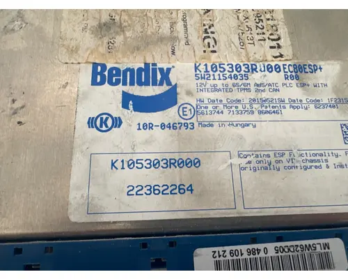 BENDIX K105303R000 ECM (Brake & ABS)