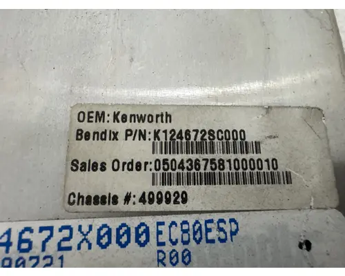 BENDIX K1246728C000 ECM (Brake & ABS)