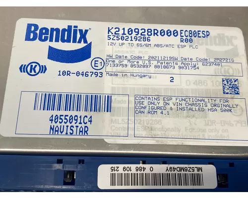 BENDIX LT Anti Lock Brake Parts