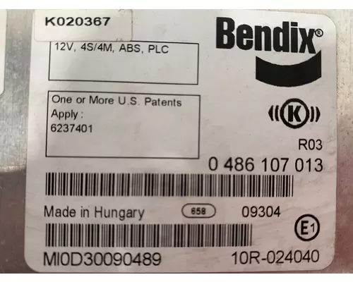 BENDIX Lonestar Anti Lock Brake Parts