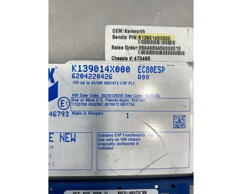 BENDIX T880 Anti Lock Brake Parts