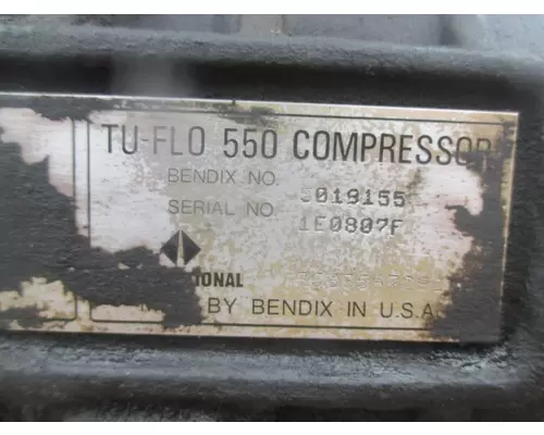 BENDIX TU-FLO 550 AIR COMPRESSOR