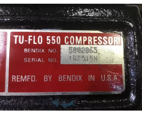 BENDIX TU-FLO 550 AIR COMPRESSOR