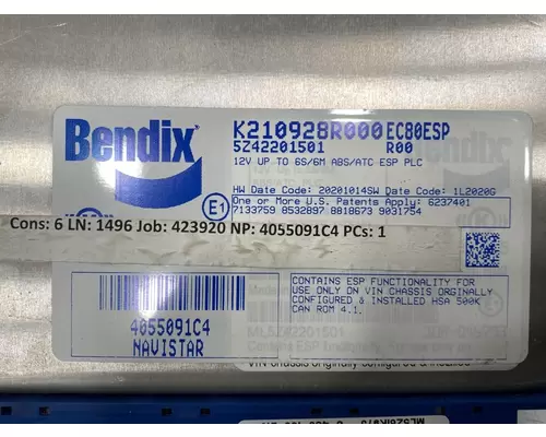 BENDIX  Anti Lock Brake Parts