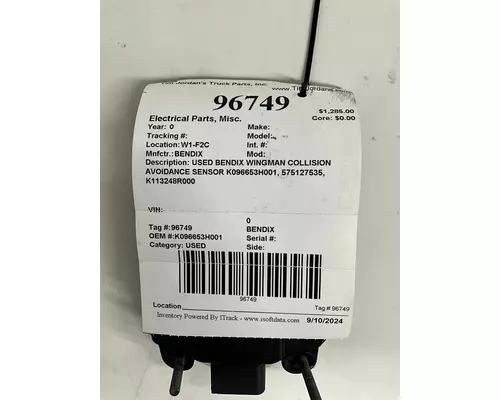 BENDIX  Electrical Parts, Misc.