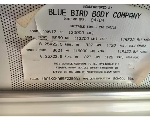 BLUE BIRD AAFE Rocker Arm HousingValve Cover Riser