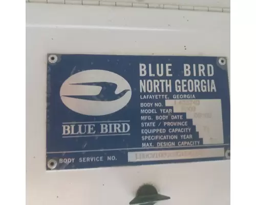 BLUE BIRD BBCV Vehicle For Sale