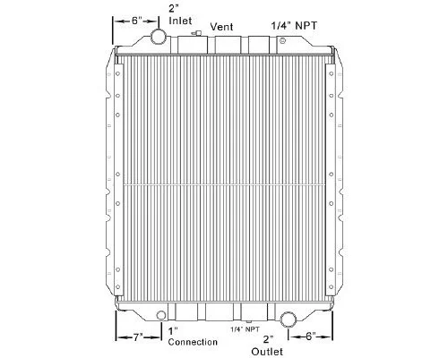 BLUE BIRD VISION RADIATOR ASSEMBLY