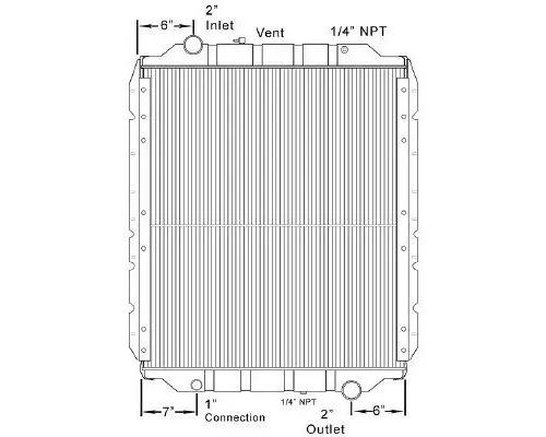 BLUE BIRD VISION RADIATOR ASSEMBLY