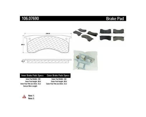 BLUEBIRD All American FE Brake Shoes