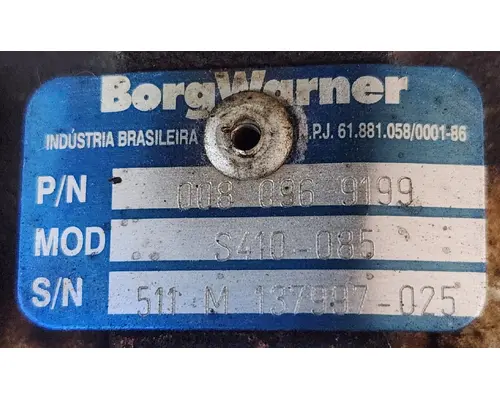 BORGWARNER S410 Turbocharger  Supercharger