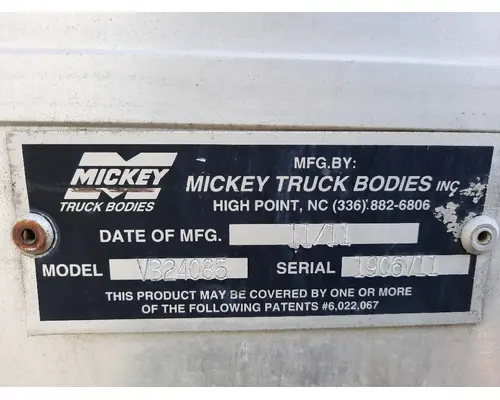 BOX VAN MICKEY TRUCK BODIES, BOX VANFLATBEDUTILITY