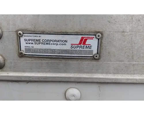 BOX VAN SUPREME CORP TRUCK BODIES, BOX VANFLATBEDUTILITY