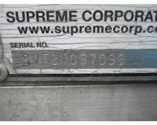 BOX VAN SUPREME CORP TRUCK BODIES, BOX VANFLATBEDUTILITY