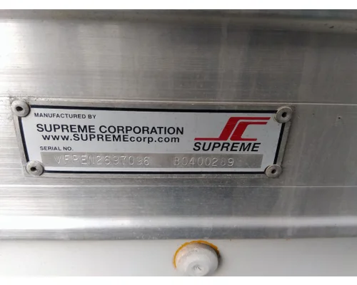 BOX VAN SUPREME CORP TRUCK BODIES, BOX VANFLATBEDUTILITY