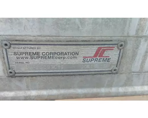 BOX VAN SUPREME CORP TRUCK BODIES, BOX VANFLATBEDUTILITY