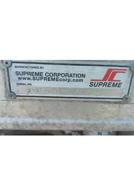 BOX VAN SUPREME CORP TRUCK BODIES, BOX VAN/FLATBED/UTILITY