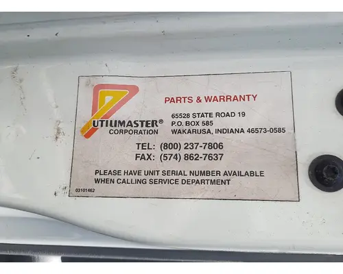 BOX VAN UTILIMASTER TRUCK BODIES, BOX VANFLATBEDUTILITY