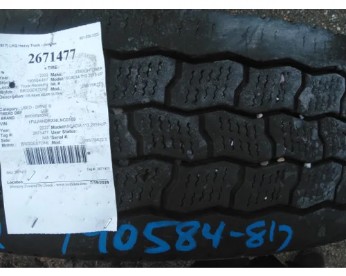 BRIDGESTONE 295/75R22.5 TIRE